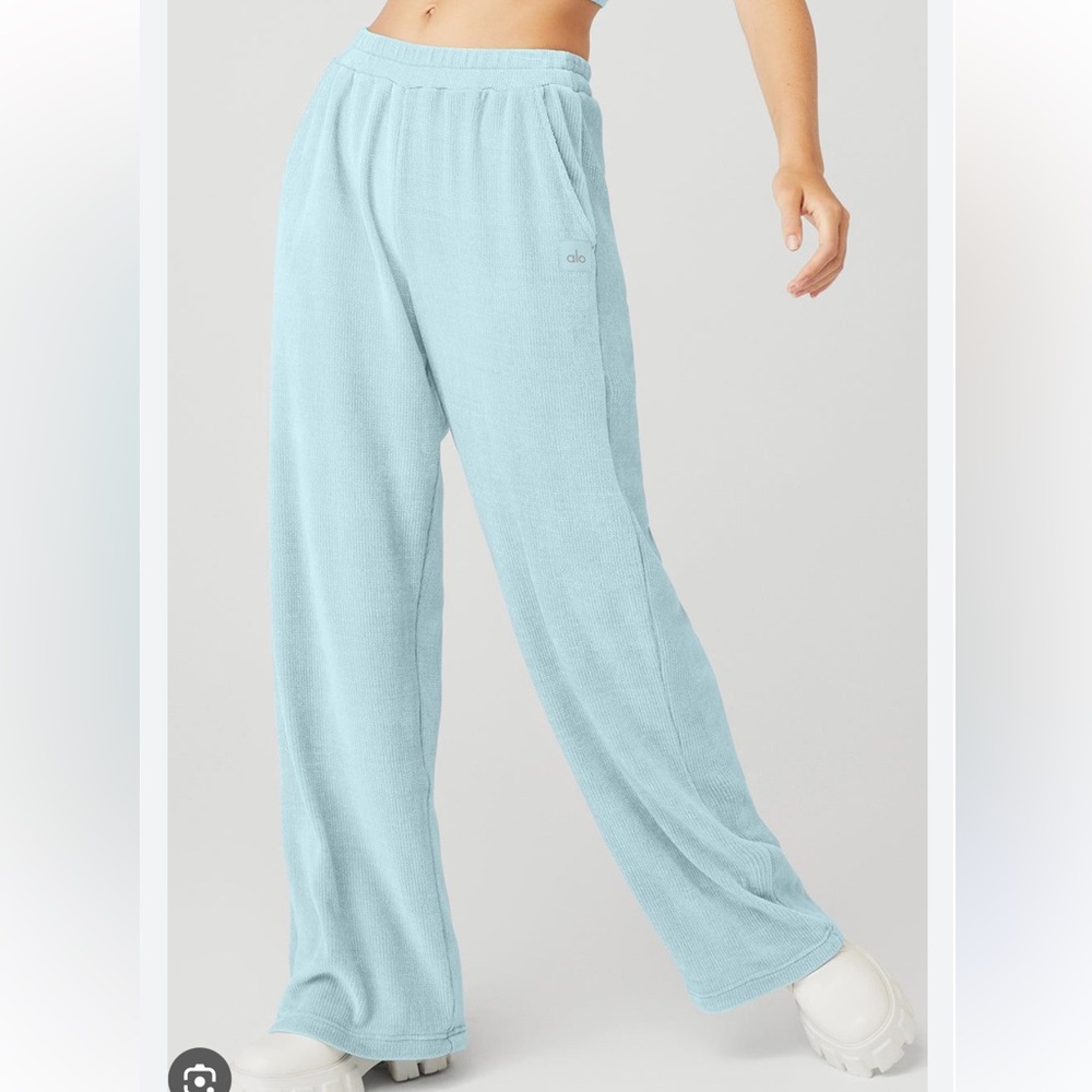 Alo Chenille high waist wide leg